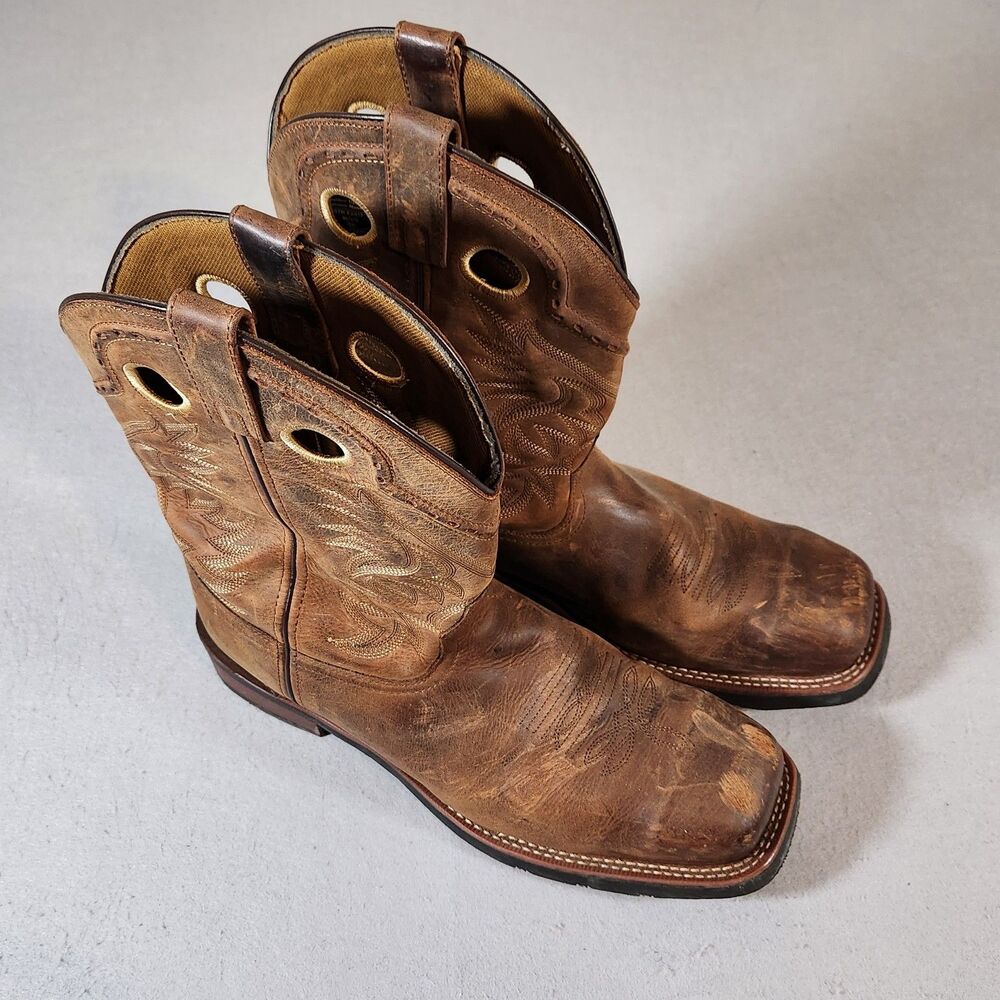 Laredo Mens Leather Cowboy Boots Size 13D Style 68142